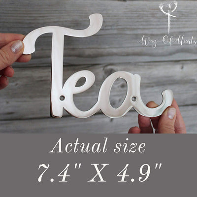 Way Of Hearts Metal Tea Sign - Way of Hearts