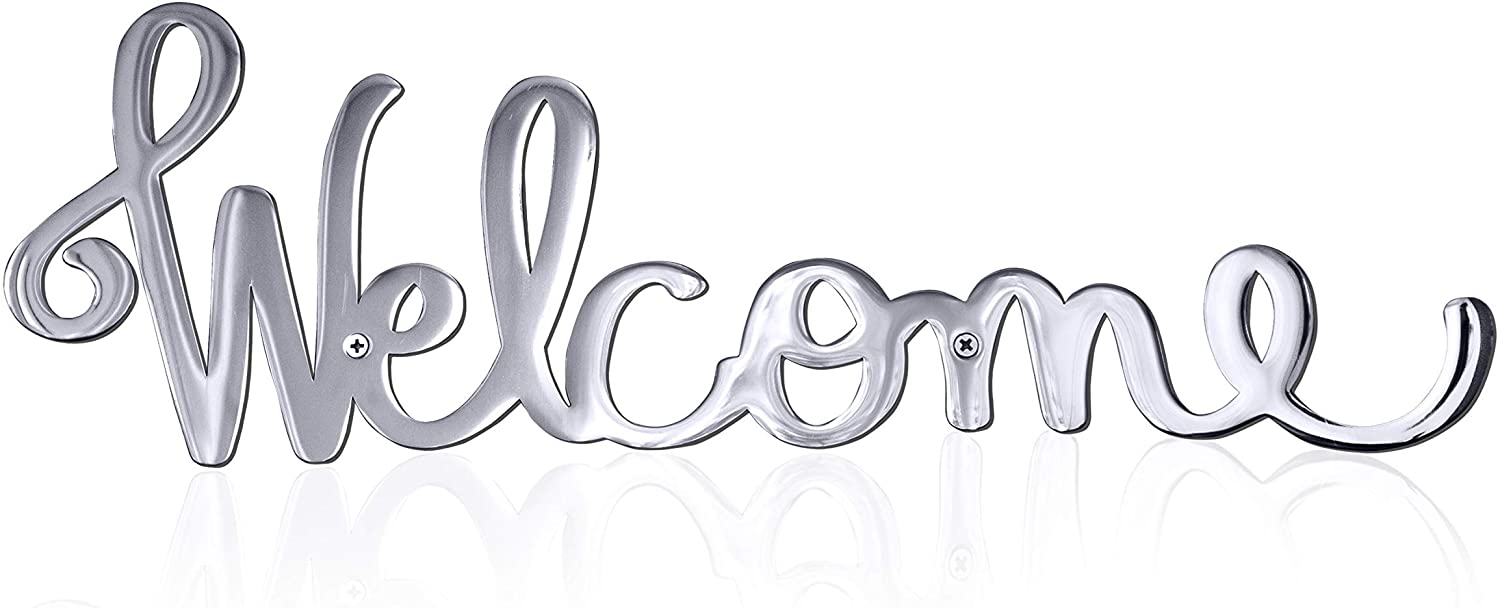 Way Of Hearts Metal Welcome Sign - Way of Hearts