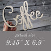 Wooden Coffee Sign - Way of Hearts
