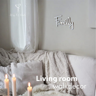 Way Of Hearts Stainless Steel Family Sign - Way of Hearts