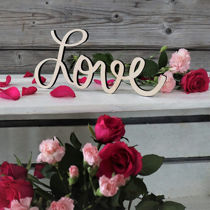 Wooden Love Sign - Way of Hearts
