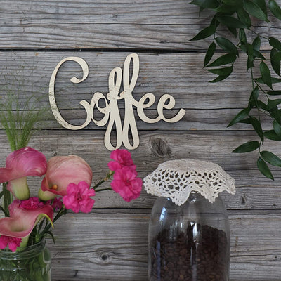 Wooden Coffee Sign - Way of Hearts