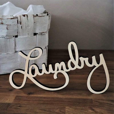 Wooden Laundry Sign - Way of Hearts