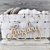 Wooden Laundry Sign - Way of Hearts
