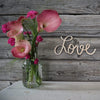 Wooden Love Sign - Way of Hearts