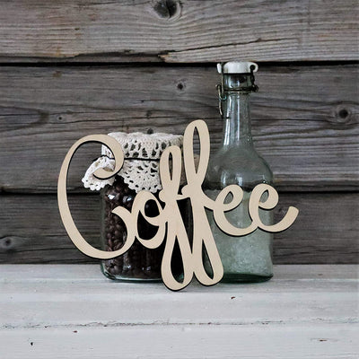 Wooden Coffee Sign - Way of Hearts