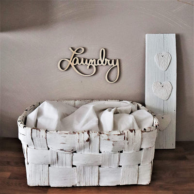 Wooden Laundry Sign - Way of Hearts