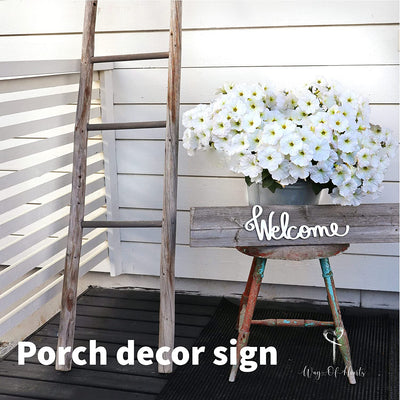 Way Of Hearts Metal Welcome Sign - Way of Hearts