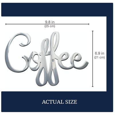 Way Of Hearts Stainless Steel Coffee Sign - Way of Hearts