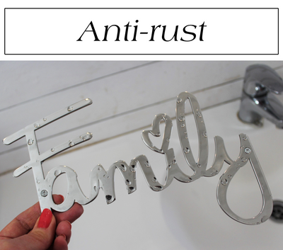 Way Of Hearts Stainless Steel Family Sign - Way of Hearts